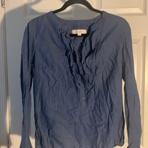 Denim like blouse